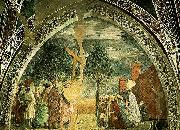Piero della Francesca legend of the true cross oil painting on canvas